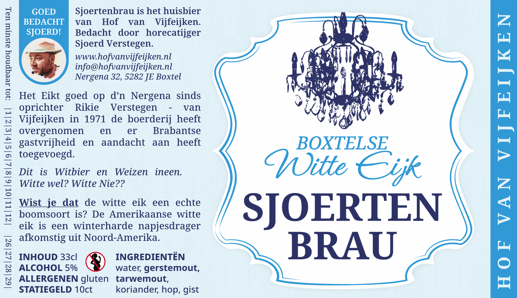 Sjoertenbrau Witte Eijk etiket