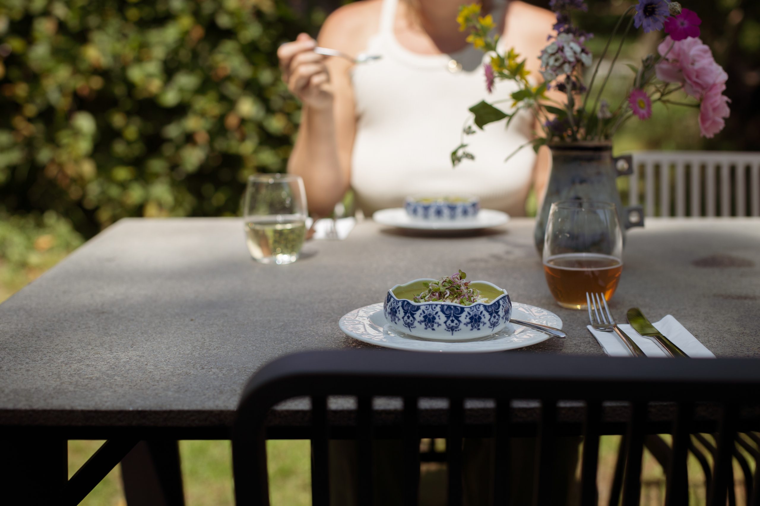 Groenten op aanrecht